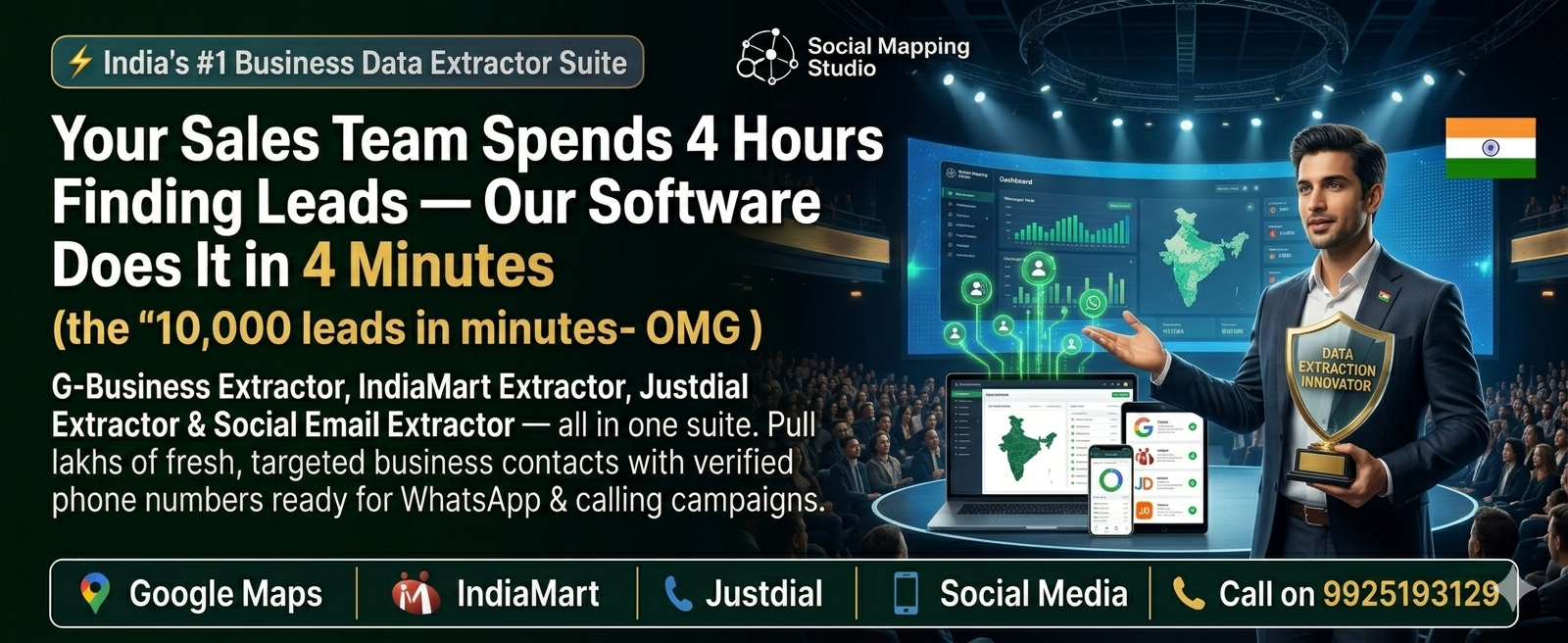 3 slider -Lead generation software